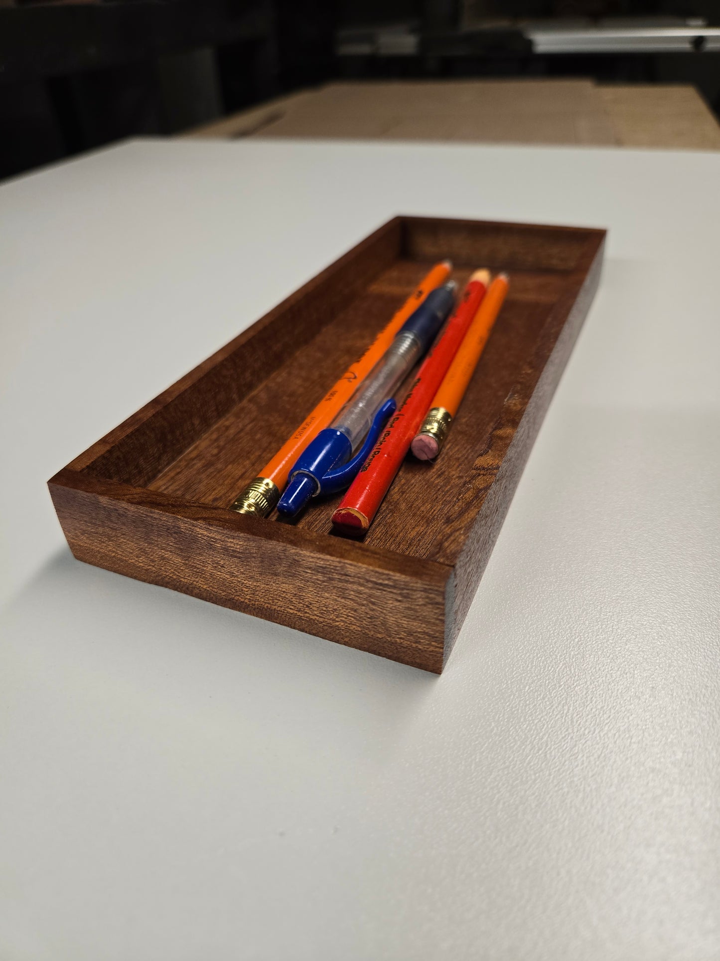Mahogany Pen Tray