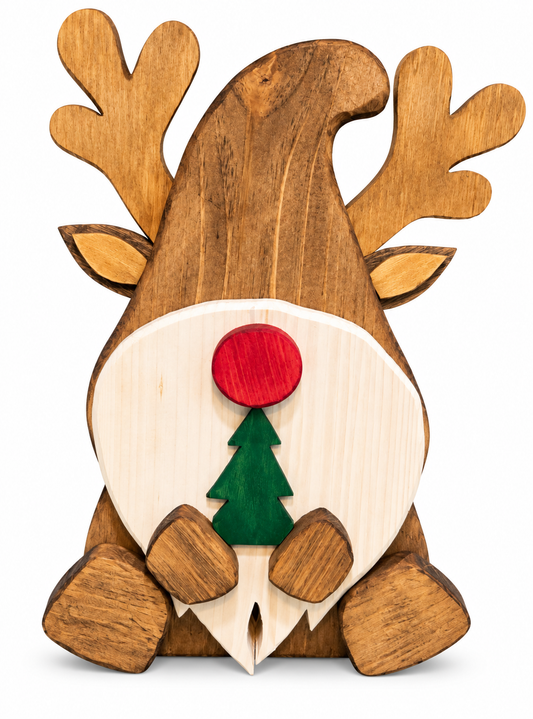 Rudolph the Red Gnome Reindeer